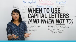 When to use CAPITAL LETTERS in English [upl. by Eiznekcm]