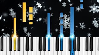 Vivaldi  Winter The Four Seasons  EASY Piano Tutorial [upl. by Ilrak]