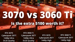 RTX 3070 vs RTX 3060 Ti The Ultimate Comparison [upl. by Pelletier]