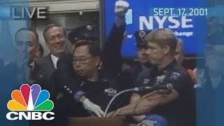 Reopening the NYSE after 911  Archives  CNBC [upl. by Aitahs497]