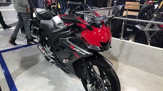 Yamaha R15 V3 Accessories  Red  MotorBeam [upl. by Naffets386]