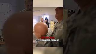 Military base active shooter scenario training‼️🤯 military army combat war [upl. by Zurciram]