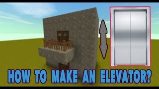 Mini World Block Art Creation  How To Make A Simple Elevator  WadaGames [upl. by Breen]