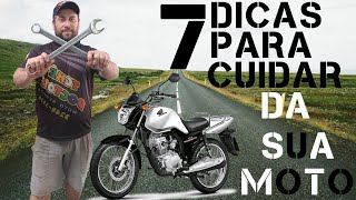 😲👌7 Dicas para cuidar da sua moto [upl. by Airamahs769]