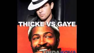 Blurred Lines  Robin Thicke Vs Marvin Gaye [upl. by Ynafetse]