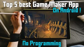 Top 5 best game maker app for android [upl. by Sikleb782]