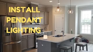 How to Install PENDANT Lighting  DIY [upl. by Blatt903]