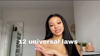 12 universal laws that will change your life [upl. by Rudie]