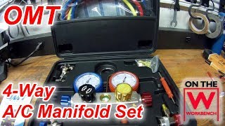 4Way AC Manifold Gauge Set [upl. by Aidyn]