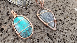 Wire Wrap Pendant Tutorial [upl. by Pironi]