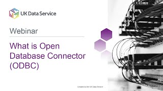 Webinar What is Open Database Connector ODBC [upl. by Umberto326]