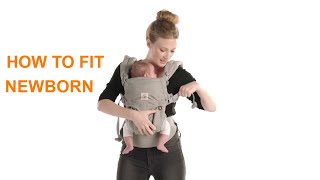 How Do I Fit a Newborn in the Omni 360 Baby Carrier  Ergobaby [upl. by Myk]