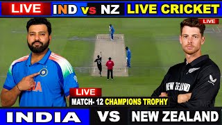 🔴Last 3 Over INDIA vs New Zealand LIVE [upl. by Ellimak]