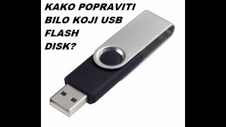 KAKO POPRAVITI BILO KOJI USB FLASH DISK LAKO I BRZO  H D [upl. by Eceinaj]