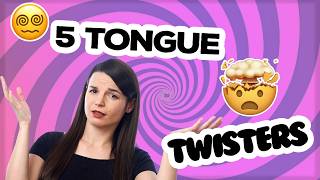 Top 5 Tongue Twisters in English [upl. by Berke]