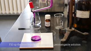 Standardization of potassium permanganate with oxalic acid [upl. by Sirois310]