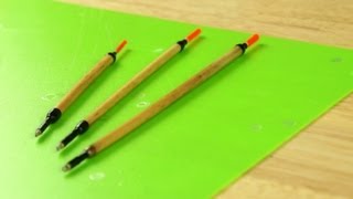 Making Traditional Reed Fishing Floats bobbers By Hand [upl. by Socha]