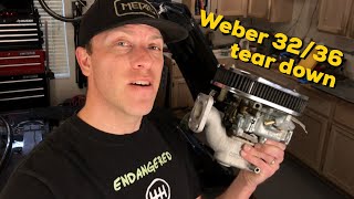 How to disassemble and clean a Weber 3236 carburetor [upl. by Tnomed805]