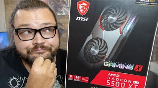 DONT Buy A 5500 XT  MSI Radeon RX 5500 XT 8GB Gaming X Review [upl. by Nospmas]