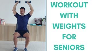 Full Body Strength Workout With Dumbbells [upl. by Claiborne]