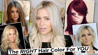 The Right Hair Color for YOUR Skin tone  How To Find Your Skin Tone [upl. by Eaned637]