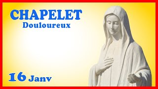 CHAPELET 🙏 Mardi 16 Janvier  Mystères Douloureux [upl. by Rahman31]