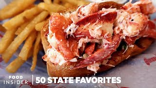 The Most Iconic Food In Every State  50 State Favorites [upl. by Ahsal]