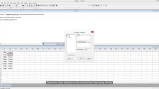 How to Transform NonNormal Statistical Data to Normal and Back Again using Minitab [upl. by Nigrom]