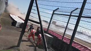 Max Verstappen crash Silverstone 2021 [upl. by Airitac]