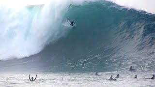 Surfers Catch Unbelievable Waves at The Wedge [upl. by Marlea756]