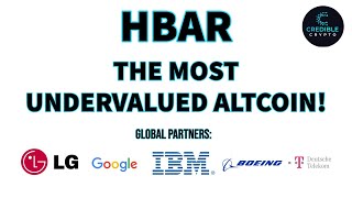 Hedera Hashgraphs HBAR The MOST Undervalued ALTCOIN [upl. by Amron]