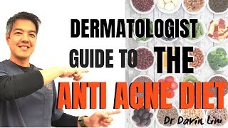 ACNE DIET GUIDE  Dermatologist Approved [upl. by Anihta]