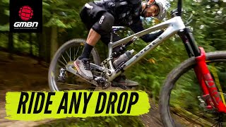 How To Ride Any Drop Off On Your MTB  Mountain Bike Skills [upl. by Linda]