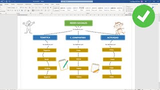 Como crear un mapa conceptual en WORD [upl. by Nahgeam]