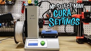 3D Printing Monoprice Mini Select Cura Settings [upl. by Ellehcim48]