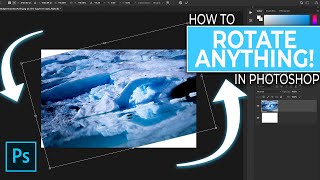 How To Rotate Images And Layers In Photoshop [upl. by Teador]