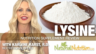 Lysine Essential Amino Acid Supplements  Professional Supplement Review  National Nutrition Canada [upl. by Diannne83]