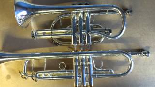 Trumpet vs Cornet  discussion and demonstration [upl. by Marybella882]