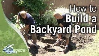 How To Build a Backyard Pond [upl. by Nuhsal]