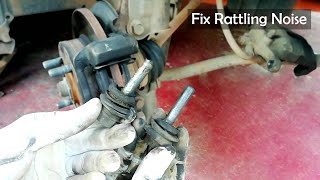 Rattling Noise Fix  Clucking And Rattling Sound While Driving  Disk Brake Servicing  Daily Hands [upl. by Ahtnama268]