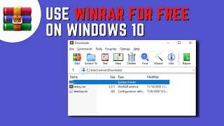 How To Download WinRAR For Free Windows 10 [upl. by Seymour]