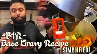 HOW TO MAKE BASE GRAVY  BIR  INDIAN RESTAURANT STYLE  SIMPLIFIED RECIPE TO FOLLOW [upl. by Yehudit]