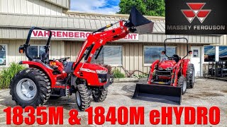 Massey Ferguson 1835M amp 1840M eHydro Premium Compact Tractor [upl. by Dnomrej]