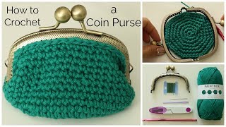 How to Crochet a Coin Purse [upl. by Aruat]