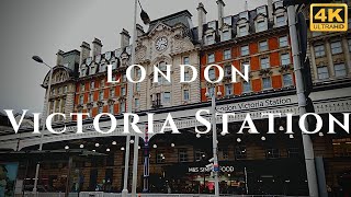 London Victoria Station Walk Through England 4K [upl. by Chui139]