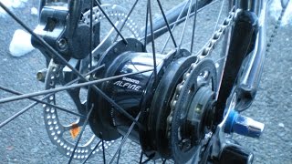 Shimano Nexus Alfine 8 speed How it works [upl. by Arakaj]