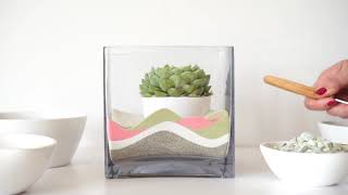 How to Make a Layered Sand Terrarium [upl. by Esinart]