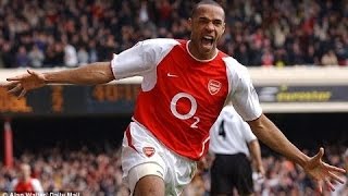 Thierry Henry ● Best Arsenal Goals With English Commentary [upl. by Eilujna]