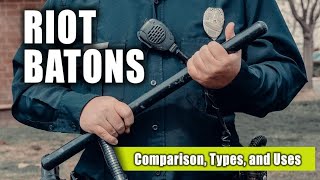 POLICE Riot Batons Comparison Types and Uses [upl. by Nylime]