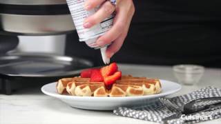 Belgian Waffle Maker  Round Demo WAFF10 [upl. by Saixela]